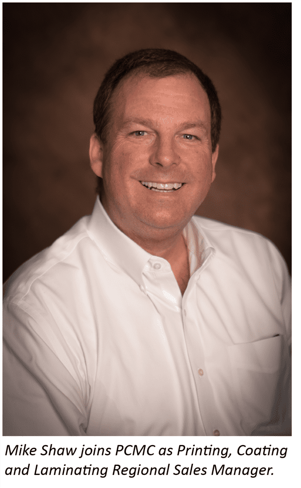 PCMC Names Mike Shaw as Regional Sales Manager For Flexographic Printing