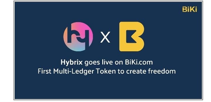BiKi.com Lists Hybrix, First Multi-Ledger Token to Create Freedom of Transactions