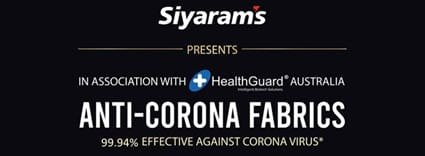 Siyaram’s launches Anti-Corona fabric in associationwith Australia based HealthGuard