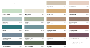 Colour Trends Palette – 2021, for Homes