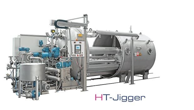 Dyeing machines for technical textiles