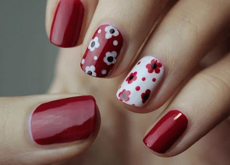 Simple Nail Paint Design at Home