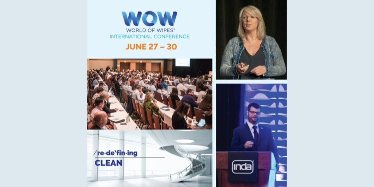 WORLD OF WIPES INTERNATIONL CONFERENCE 2022 TO ADDRESS THE CHANGING ROLE OF POST PANDEMIC WIPES