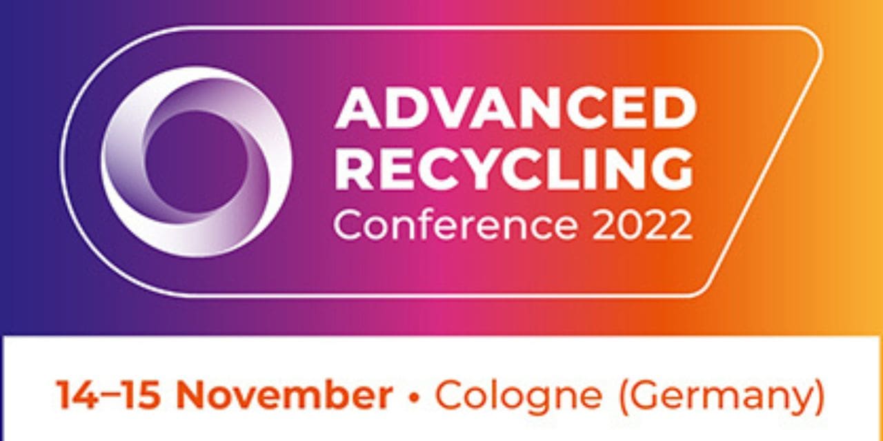 ADVANCED RECYCLING CONFERENCE IN COLOGNE