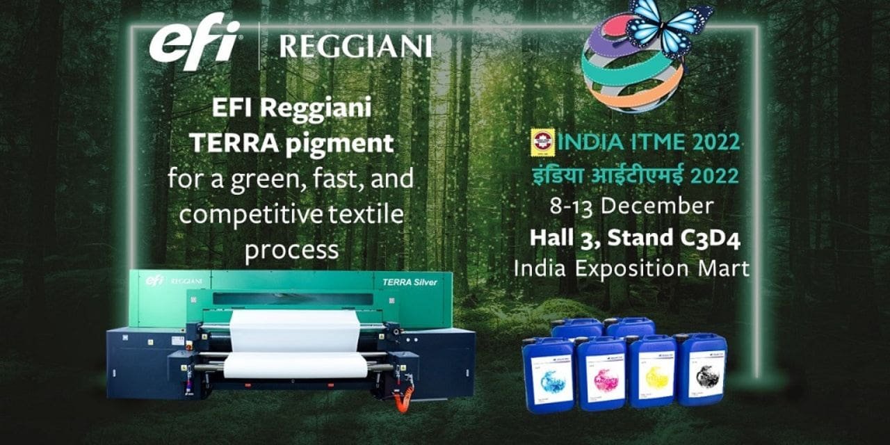 Leading Green Innovation at India ITME 2022 is EFI Reggiani