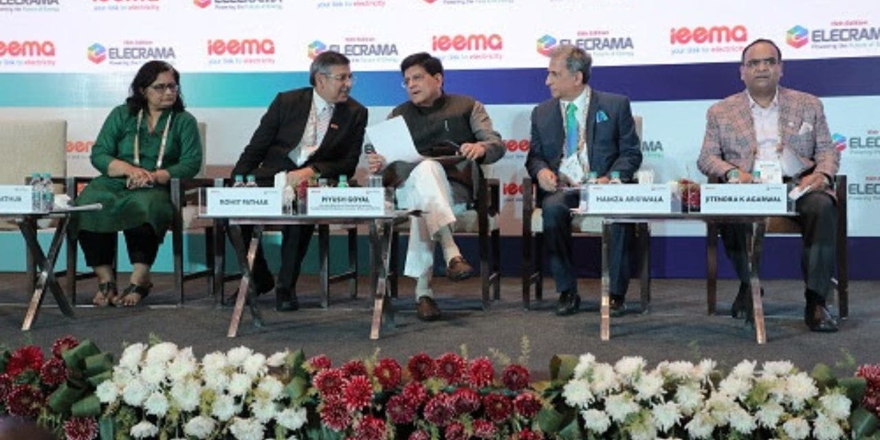 Piyush Goyal, Hon’ble Minister of Commerce and Industry, Graces ELECRAMA 2023 with his Presence on Day 4