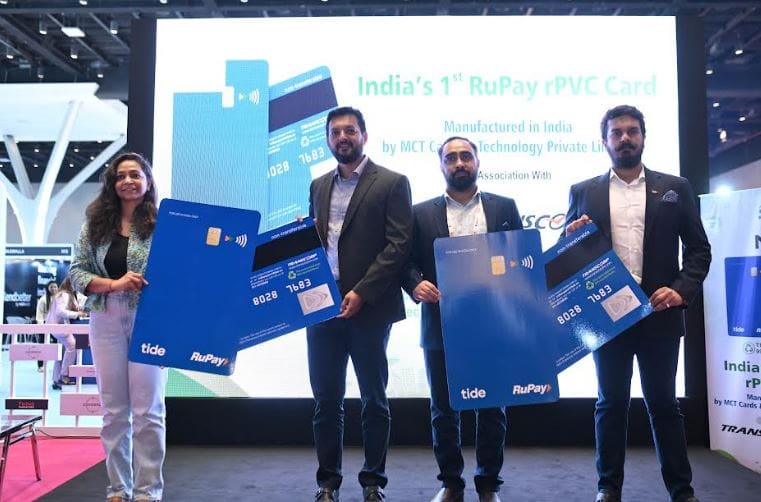 Tide and Transcorp Launch India’s-first Recycled PVC RuPay Card