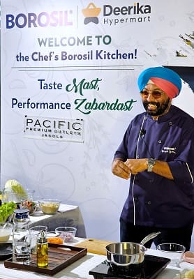 Weekend Special at Deerika Hypermart with Celebrity Chef Harpal Singh Sokhi and Borosil