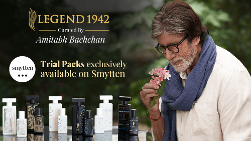 Amitabh Bachchan’s Legend 1942 Partners with Smytten to Bring Handcrafted Fragrances to Indian Customers