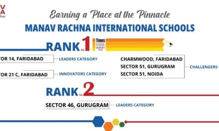 Times School Survey 2023 – Manav Rachna International Schools Recognized as Top Schools in Faridabad, Gurugram and Noida