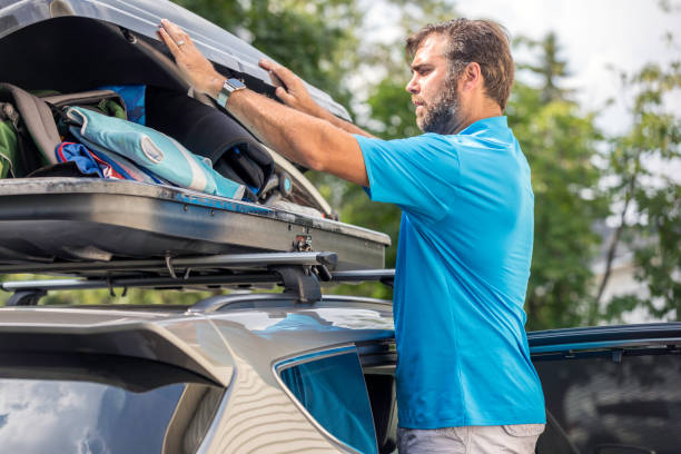 Installing a roof rack clearance on a car