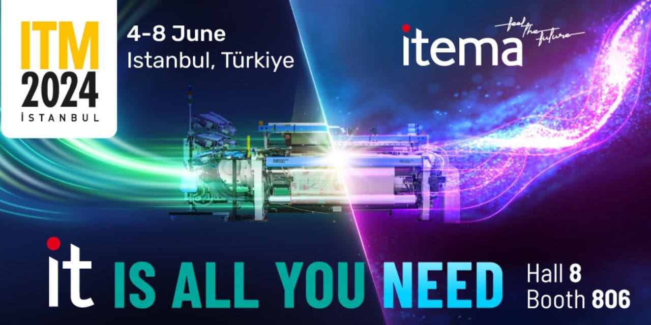 Itema to showcase its latest weaving innovations and the customer portal HelloItema at ITM 2024