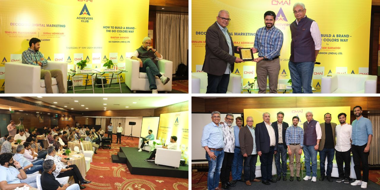 Marketing Mantras on Brand Building and Decoding the Power of Digital Marketing take limelight at opening event of CMAI Achievers Club