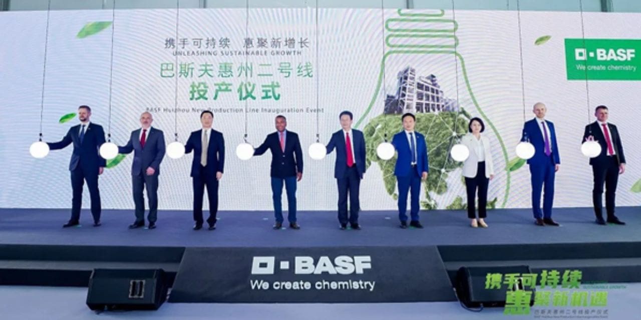 BASF expands polymer production in China.