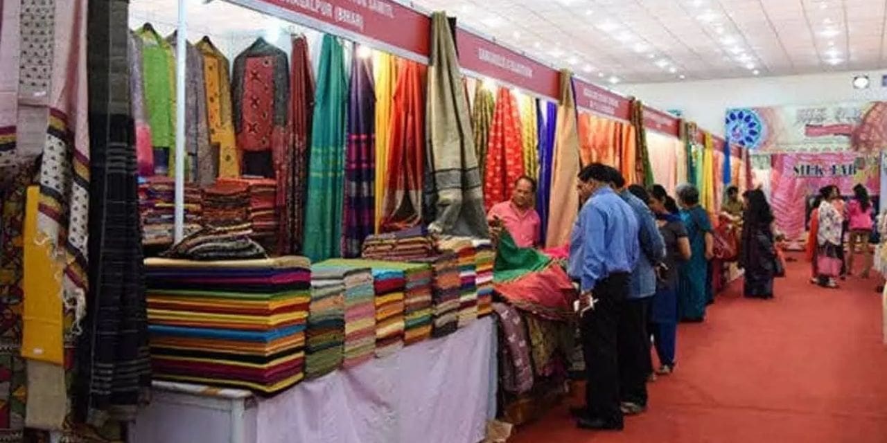 Exhibition of handloom textiles starting on January 2